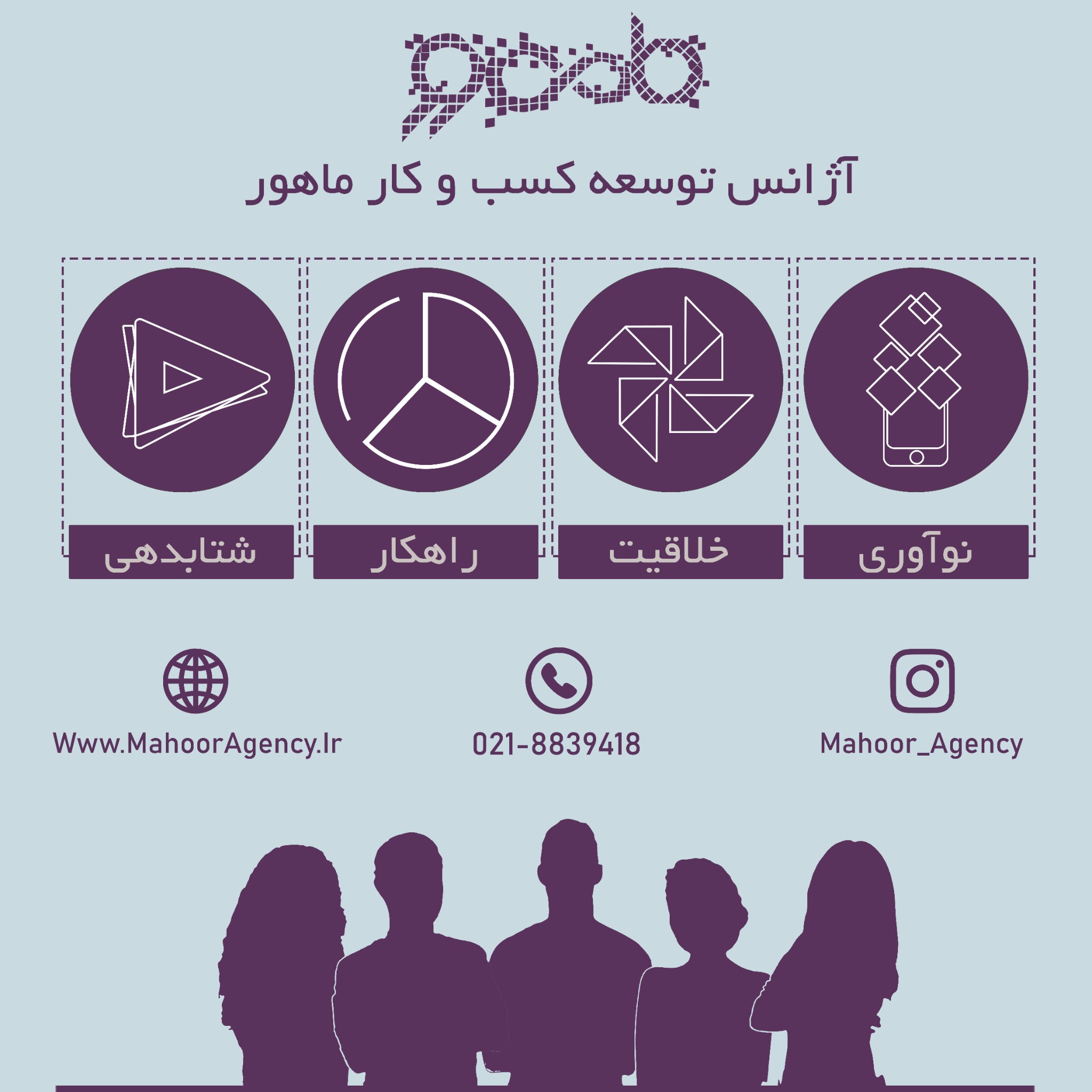 آژانس توسعه کسب و کار ماهور؛ نوآوری، خلاقیت، راهکار و شتابدهی
